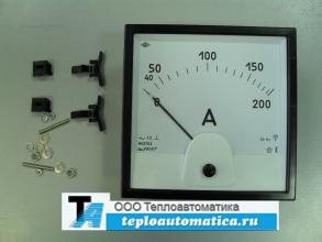 Амперметр Э42702, 0-200А, 200/5, кл.-1,5