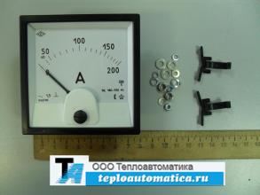 Амперметр Э42700, 0-200А, 200/5, кл.-1,5