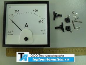 Амперметр Э42702, 0-600А, 600/5, кл.-1,5